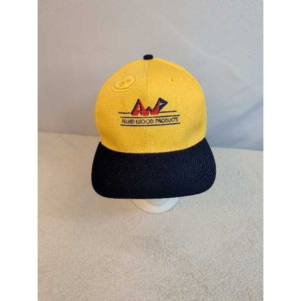 OTTO Cap Yellow Black Two-Tone Logo Baseball Cap Adjustable Snapback